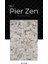 Pier Zen HG14A Krem Lacivert Viskon Akrilik Yumuşak Leke Tutmaz Silinebilir Halı 3