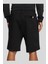 Regular Fit Erkek Spor Şort Siyah 4