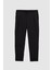 Relaxed Fit Siyah Ince ve Hafif Rpt Jogger Pantolon 5