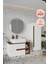 Koza Beyaz 80 cm Banyo Dolabı+Ayna+Lavabo+Boy Dolabı 1