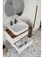 Koza Beyaz 80 cm Banyo Dolabı+Ayna+Lavabo+Boy Dolabı 3