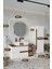Koza Beyaz 90 cm Banyo Dolabı+Ayna+Lavabo+Boy Dolabı 4