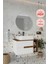 Koza Beyaz 80 cm Banyo Dolabı+Ayna+Lavabo 1