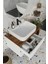 Koza Beyaz 80 cm Banyo Dolabı+Ayna+Lavabo 3