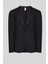 Erkek Yün Blazer Siyah 1