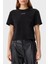 Primula Taşlı Logolu Pamuklu Boxy Fit Bisiklet Yaka T Shirt V5GI00I3Z14 Bayan T Shirt V5GI00 I3Z14 Jblk 1