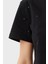 Primula Taşlı Logolu Pamuklu Boxy Fit Bisiklet Yaka T Shirt V5GI00I3Z14 Bayan T Shirt V5GI00 I3Z14 Jblk 4
