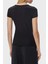 New Kiara Taşlı Streç Pamuklu Regular Fit Bisiklet Yaka T Shirt V5GI20J1314 Bayan T Shirt V5GI20 J1314 Jblk 2