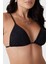 4g Rhinestone Taşlı Logolu Üçgen Bağlamalı Bikini Üstü E5GJ13MC040 Bayan Bikini Üstü E5GJ13 MC040 Jblk 1