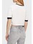 Knot Pamuklu Boxy Fit Bağlamalı Bisiklet Yaka Crop T Shirt V5GI05I3Z14 Bayan T Shirt V5GI05 I3Z14 G011 2