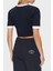 Knot Pamuklu Boxy Fit Bağlamalı Bisiklet Yaka Crop T Shirt V5GI05I3Z14 Bayan T Shirt V5GI05 I3Z14 A71W 2