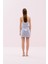 Inci Askılı Çizgili Payet Mini Elbise Standart Renk Y2511506_089 2