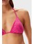 4g Rhinestone Taşlı Logolu Üçgen Bağlamalı Bikini Üstü E5GJ13MC040 Bayan Bikini Üstü E5GJ13 MC040 G4D6 4