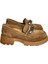 Camel Deri Kalın Taban Loafer 2