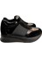 Siyah Deri Comfort Taban Sneaker 1