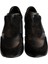 Siyah Deri Comfort Taban Sneaker 3
