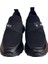 Siyah Deri Comfort Taban Sneaker 3
