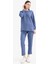 Regular Fit Bisiklet Yaka Basic Düz Sweatshirt Tunik D4598AX25SP 2