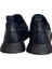 Siyah Deri Comfort Taban Sneaker 4