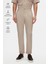 Relaxed Fit Bej Ince ve Hafif Rpt Jogger Pantolon 2