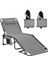 Berlin Classic Comfort Lounge 5 Kademeli Katlanır Şezlong ve Kampet Grey 3