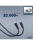 USB Silikon Bağlantı Kablosu, Usb-C - Usb-C 2m, USB 3.2 Gen1, 5g, 4k, 100W, Siyah 3