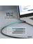 USB Silikon Bağlantı Kablosu, Usb-C - Usb-C 2m, USB 4.0 Gen2, 20G, 240W, 8k, Siyah 1