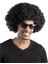 Siyah Kıvırcık Afro Bonus Parti Peruğu 2