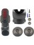 Dyson V10 V11 V15 100W Elektrikli Süpürge Aksesuarları V-Bilyalı Tekerlek Için Doğrudan Tahrikli Emiş Başlığı Bağlantı Konnektörü Adaptörü (Yurt Dışından) 1