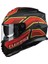 Storm 2 Foggy Kapalı Kask Mat Siyah-kırmızı 1