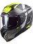 Challenger Allert Kapalı Kask Mat Tıtanıum-neon Sarı 1