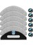 Irobot Roomba Combo I5/ı5+/j5/j5+ Için Yedek Paspas Pedleri, 6 Mikrofiber Paspas Pedi + 6 Fitil, Yıkanabilir ve Tekrar Kullanılabilir (Yurt Dışından) 1
