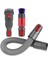 Dyson V7 V8 V10 V11 V15 Elektrikli Süpürge Parçaları Için Hortum Uzatma + Çizilmez Toz Fırçası + Kombine Fırça Aksesuarı (Yurt Dışından) 1