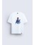 Futbolcu Palmer Baskılı Bisiklet Yaka Normal Kalıp Beyaz Tişört T-Shirt 1