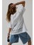 Etek Ucu Baskili Beyaz T-Shirt 5