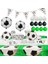 Straw-10 Adet Beyaz Futbol Futbol Tema Sofra Seti Fincan Plaka Çocuklar Kız Erkek Favor Mutlu Doğum Günü Partisi Malzemeleri Bebek Duş Dekor (Yurt Dışından) 2