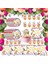 Kek TOPPER-24PCS Pembe Vahşi Iki Kız 2. Doğum Günü Partisi Masa Örtüsü Dekorasyon Safari Orman Tema Bebek Duş Malzemeleri Için Tek Kullanımlık Masa Örtüsü (Yurt Dışından) 2