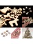 10 Adet 100 Adet Noel Dekorasyon Ahşap Kar Tanesi Noel Ağacı Geyik Trojan Doğal Ahşap Dıy Noel Ağacı Askı Süsleri F (Yurt Dışından) 2