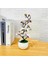 Beyaz 1 Adet Bonsai Ipek Çiçekler Erik Yapay Saksı Bitkileri Çiçekleri Simülasyon Kış Erik Şube Vazolar Düğün Ev Odası Süslemeleri (Yurt Dışından) 1