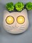 Mavi Kedi Şekilli Beton Mumluk - El Yapımı Dekoratif Çay Işığı Tealight Mumluk - Minimalist Kedi Temalı Ev Dekoru- Aromaterapi 2