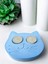 Mavi Kedi Şekilli Beton Mumluk - El Yapımı Dekoratif Çay Işığı Tealight Mumluk - Minimalist Kedi Temalı Ev Dekoru- Aromaterapi 4