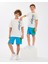 B Graphic Tee T-Shirt Büyük Erkek Çocuk Off White Tshirt SK2510028-102 4