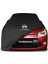 Citroen C4 (2007 - 2011) Siyah Kumaş Araba Branda Logolu Kumaş Araba Brandası Penye Oto Branda 1