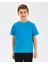 B Essentials T-Shirt Büyük Erkek Çocuk Mavi Tshirt SK232080-315 1