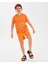 B Essentials Sweatshort Büyük Erkek Çocuk Turuncu Şort SK2510144-701 4