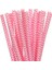 Stil 5 25 Adet/grup Pembe Kağıt Payet Bebek Duş Düğün Parti Doğum Günü Cupcake Bayrakları Dekorasyon Malzemeleri Kağıt Pipet (Yurt Dışından) 5
