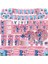 FLAGS-10PCS Disney Stitch Parti Malzemeleri Kağıt Peçeteler Masa Örtüsü Plaka Balon Pembe Melek Tema Bebek Duş Kız Doğum Günü Partisi Dekorasyon (Yurt Dışından) 2