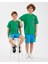 B Graphic Tee T-Shirt Büyük Erkek Çocuk Dark Green Tshirt SK2510028-300 4