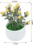 F04 1 Adet Mini Yapay Bitkiler Bonsai Sahte Çiçekler Aloe Masa Saksı Süsler Küçük Simüle Ağaç Pot Bitki Ev Dekorasyon El Sanatları (Yurt Dışından) 1