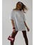 Sırt Baskılı Oversize Beyaz T-Shirt 1